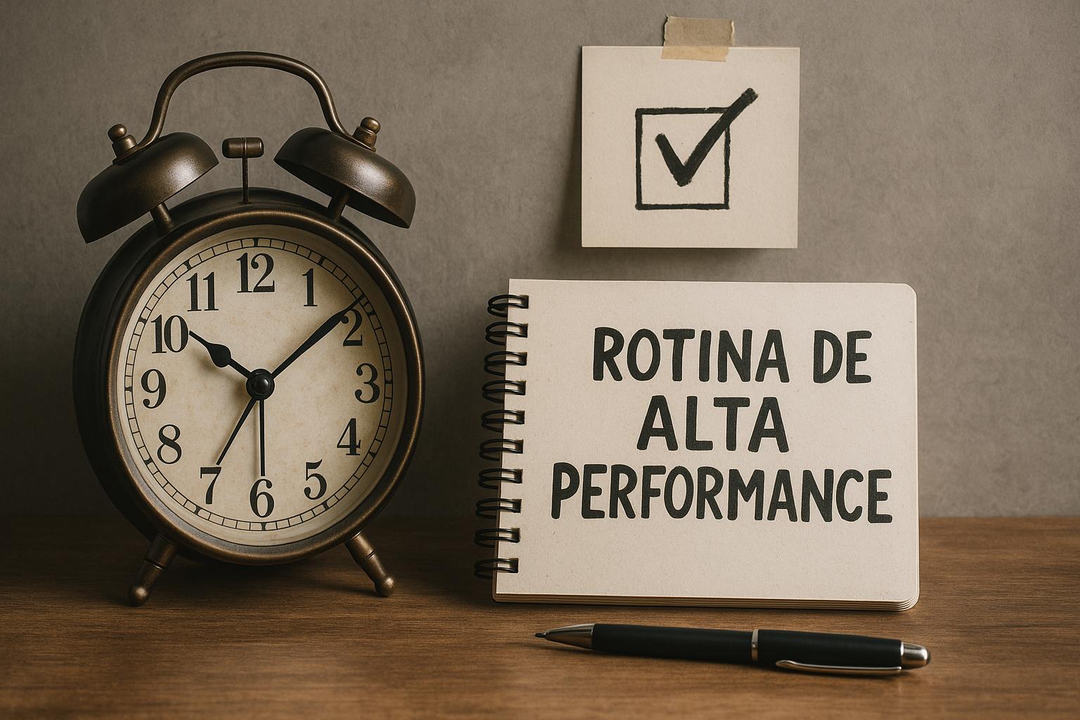 Rotina de alta performance: hábitos reais que funcionam no mundo real
